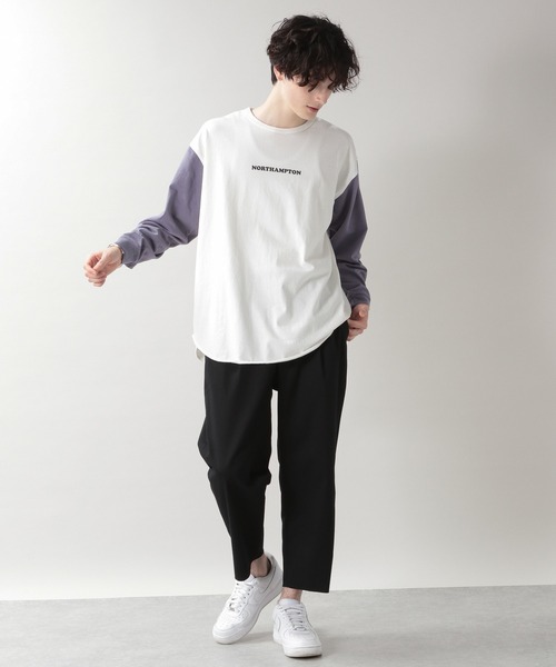 RAGEBLUE(レイジブルー)の「<SIGNAL SPORTS/シグナルスポーツ>ベースボールTシャツ/217835(Tシャツ/カットソー・メンズ・ブラック/パープル/マスタード・MEDIUM/LARGE)」の13枚目の写真