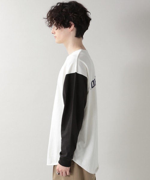 RAGEBLUE(レイジブルー)の「<SIGNAL SPORTS/シグナルスポーツ>ベースボールTシャツ/217835(Tシャツ/カットソー・メンズ・ブラック/パープル/マスタード・MEDIUM/LARGE)」の18枚目の写真