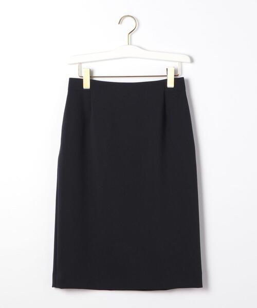 closet story(クローゼットストーリー)の「<closet story(クローゼットストーリー)>ダブルクロス タイトスカート -ウォッシャブル-(スカート・レディース・ナチュラル/ネイビー/ベージュ・S/M/L)」の6枚目の写真