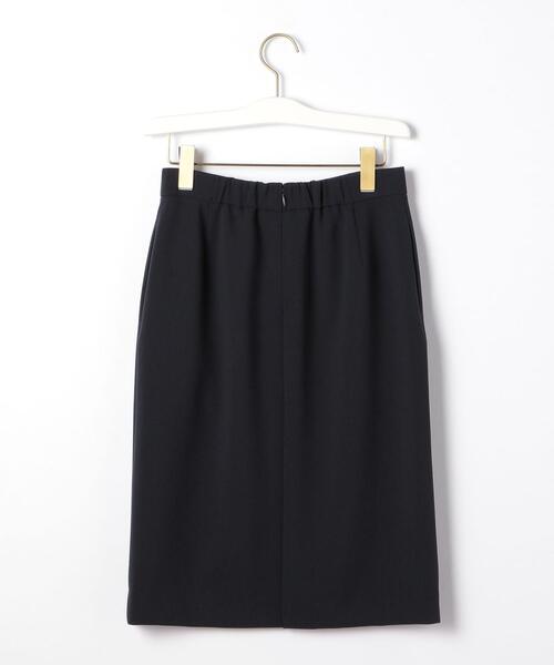 closet story(クローゼットストーリー)の「<closet story(クローゼットストーリー)>ダブルクロス タイトスカート -ウォッシャブル-(スカート・レディース・ナチュラル/ネイビー/ベージュ・S/M/L)」の9枚目の写真