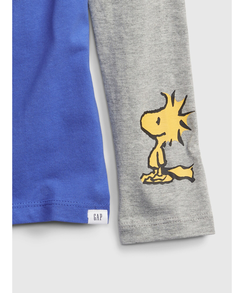 GAP（ギャップ）の「スヌーピー 2イン1 Tシャツ (キッズ)（Tシャツ/カットソー・キッズ・レッド/ヘザーグレー/ダークブルー/オフホワイト・S/L/M/XL/XXL）」の5枚目の写真