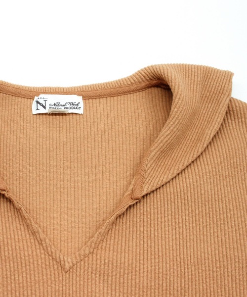 RNA-N（アールエヌエーエヌ）の「M1760 針抜きセーラープルオーバー（Tシャツ/カットソー・レディース・ダークネイビー/キャメル/オフホワイト・MEDIUM）」の15枚目の写真