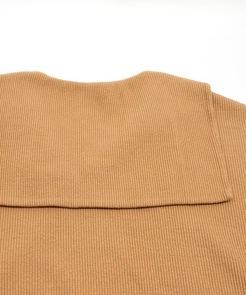 RNA-N（アールエヌエーエヌ）の「M1760 針抜きセーラープルオーバー（Tシャツ/カットソー・レディース・ダークネイビー/キャメル/オフホワイト・MEDIUM）」の19枚目の写真