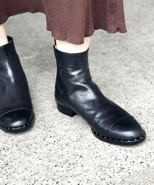 pelleterno（ペレテルノ）の「【Pelleterno】スタッズチェルシーブーツ（ブーツ・レディース・ブラック・38/39）」の7枚目の写真