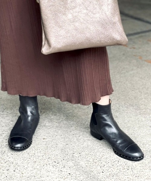 pelleterno（ペレテルノ）の「【Pelleterno】スタッズチェルシーブーツ（ブーツ・レディース・ブラック・38/39）」の9枚目の写真