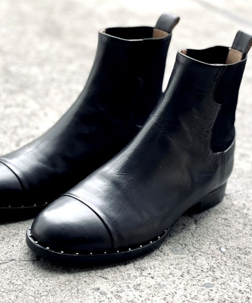 pelleterno（ペレテルノ）の「【Pelleterno】スタッズチェルシーブーツ（ブーツ・レディース・ブラック・38/39）」の6枚目の写真