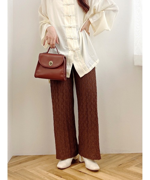 JUMELLE(ジュメロ)の「フラワーパンツ(その他パンツ・レディース・ベージュ/ブラウン・SMALL/MEDIUM)」の3枚目の写真