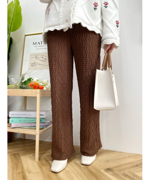 JUMELLE(ジュメロ)の「フラワーパンツ(その他パンツ・レディース・ベージュ/ブラウン・SMALL/MEDIUM)」の4枚目の写真