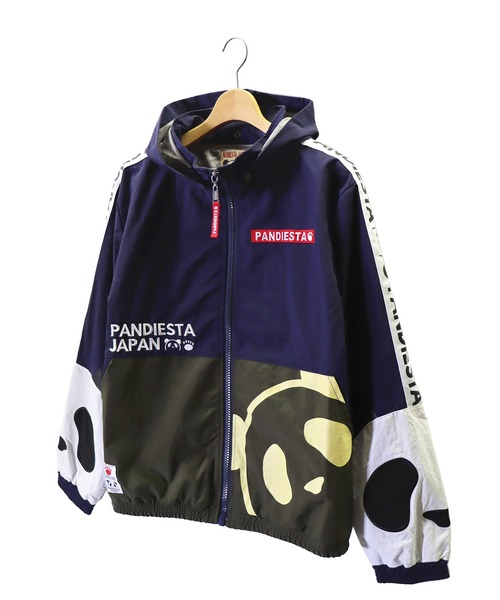 PANDIESTA(パンディエスタ)の「アームパンダ バックロゴトラックジャケット (M2)(ナイロンジャケット・メンズ・ブラック/グレー/ネイビー・M/XL/XXL/L)」の20枚目の写真
