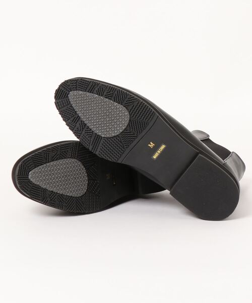 Doux archives（ドゥアルシーヴ）の「サイドゴアブーツ（ブーツ・レディース・ブラック/アイボリー・LARGE/MEDIUM）」の4枚目の写真