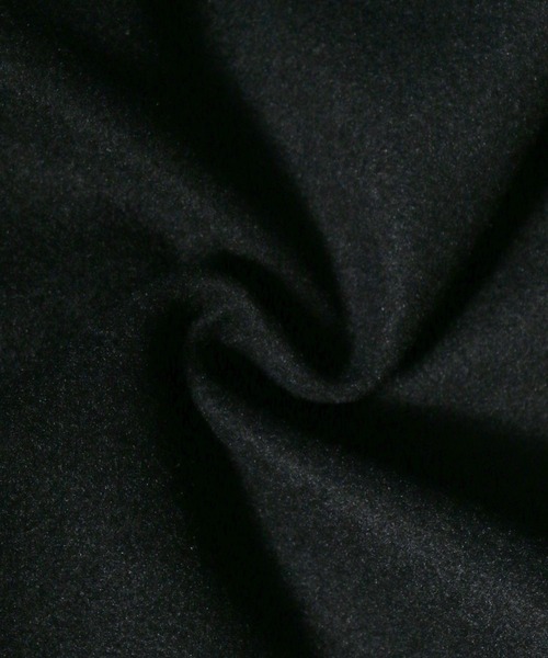 ANPAS（アンパス）の「Stretch Melton Oversize Long Chester Coat/ストレッチメルトン オーバーサイズ 比翼仕立て ロングチェスターコート（チェスターコート・メンズ・ブラック/モカ/グレイッシュベージュ・M/L）」の7枚目の写真