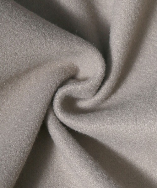 ANPAS（アンパス）の「Stretch Melton Oversize Long Chester Coat/ストレッチメルトン オーバーサイズ 比翼仕立て ロングチェスターコート（チェスターコート・メンズ・ブラック/モカ/グレイッシュベージュ・M/L）」の9枚目の写真