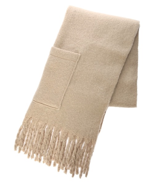 DURAS（デュラス）の「ボリュームストール（ストール/ショール・レディース・ブラック/ベージュ/ブラウン/アイボリー・FREE）」の4枚目の写真