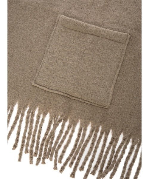 DURAS（デュラス）の「ボリュームストール（ストール/ショール・レディース・ブラック/ベージュ/ブラウン/アイボリー・FREE）」の5枚目の写真