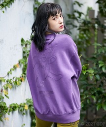 X-girl | X-girl × GRATEFUL DEAD PIGMENT DYED CREW SWEAT TOP(スウェット)
