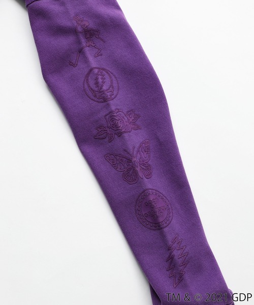 X-girl(エックスガール)の「X-girl × GRATEFUL DEAD PIGMENT DYED CREW SWEAT TOP(スウェット・レディース・パープル/チャコール/オレンジ・XL/M/S/L)」の19枚目の写真