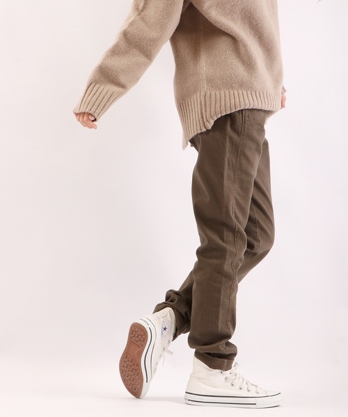 Antgauge(アントゲージ)の「LILY BOYS TAPERED(デニムパンツ・レディース・ブラック/ダークカーキ/オリーブ/モカ・S/SS/L/M)」の4枚目の写真