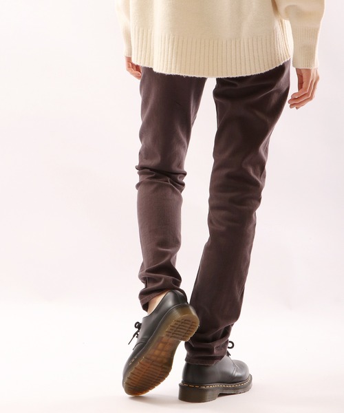 Antgauge(アントゲージ)の「LILY BOYS TAPERED(デニムパンツ・レディース・ブラック/ダークカーキ/オリーブ/モカ・S/SS/L/M)」の11枚目の写真