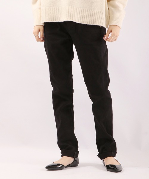 Antgauge(アントゲージ)の「LILY BOYS TAPERED(デニムパンツ・レディース・ブラック/ダークカーキ/オリーブ/モカ・S/SS/L/M)」の5枚目の写真