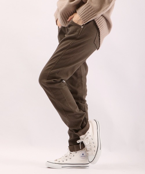 Antgauge(アントゲージ)の「LILY BOYS TAPERED(デニムパンツ・レディース・ブラック/ダークカーキ/オリーブ/モカ・S/SS/L/M)」の16枚目の写真
