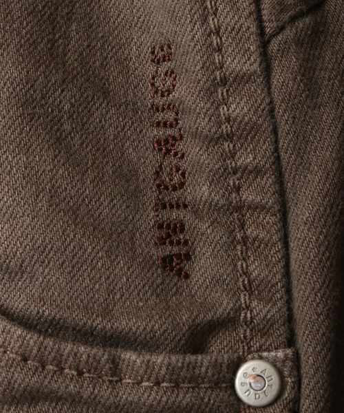 Antgauge(アントゲージ)の「LILY BOYS TAPERED(デニムパンツ・レディース・ブラック/ダークカーキ/オリーブ/モカ・S/SS/L/M)」の22枚目の写真