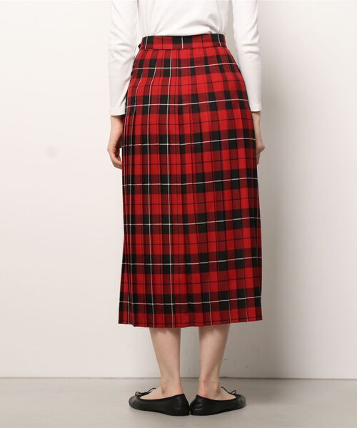 極美品 Brooks Brothers 21AW タータンチェックキルトスカート BROOKS BROTHERS（ブルックスブラザーズ）の「ポリエステル