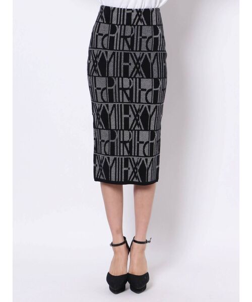 RESEXXY（リゼクシー）の「ランダムパターンニットスカート（スカート・レディース・ブラック/ブラウン/ベージュ・FREE）」の17枚目の写真