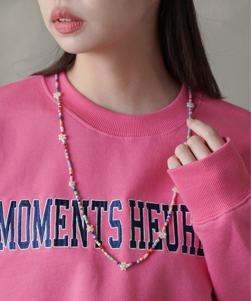 SPINNS（スピンズ）の「3WAY仕様 フラワーデザイン カラービーズマスクチェーン（ネックレス・レディース・A/B/C・ONESIZE）」の3枚目の写真