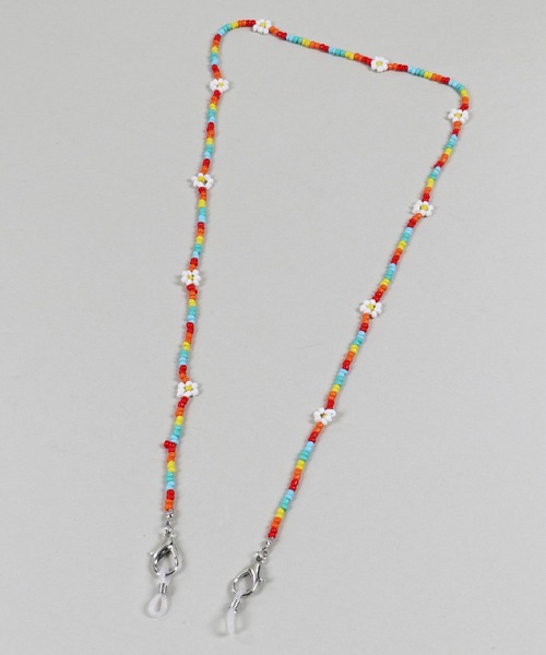 SPINNS（スピンズ）の「3WAY仕様 フラワーデザイン カラービーズマスクチェーン（ネックレス・レディース・A/B/C・ONESIZE）」の9枚目の写真