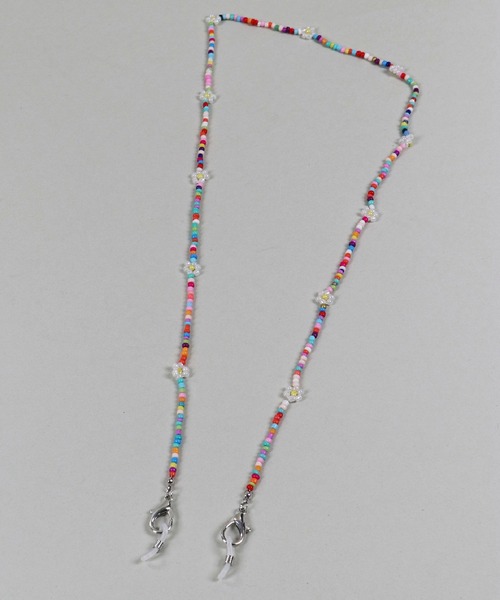 SPINNS（スピンズ）の「3WAY仕様 フラワーデザイン カラービーズマスクチェーン（ネックレス・レディース・A/B/C・ONESIZE）」の15枚目の写真