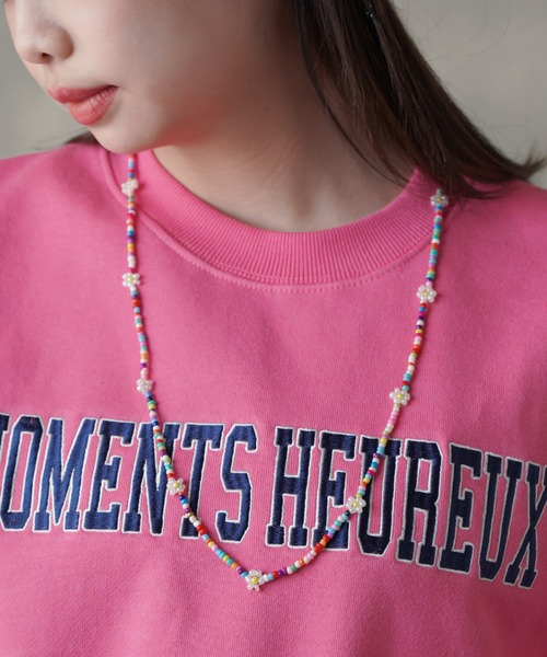 SPINNS（スピンズ）の「3WAY仕様 フラワーデザイン カラービーズマスクチェーン（ネックレス・レディース・A/B/C・ONESIZE）」の13枚目の写真