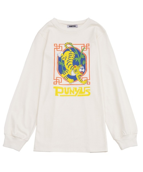 PUNYUS（プニュズ）の「タイガーロンＴ（Tシャツ/カットソー・レディース・ブラック/ホワイト/ブルー・1/4/2/3）」の8枚目の写真