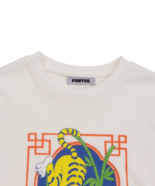 PUNYUS（プニュズ）の「タイガーロンＴ（Tシャツ/カットソー・レディース・ブラック/ホワイト/ブルー・1/4/2/3）」の9枚目の写真
