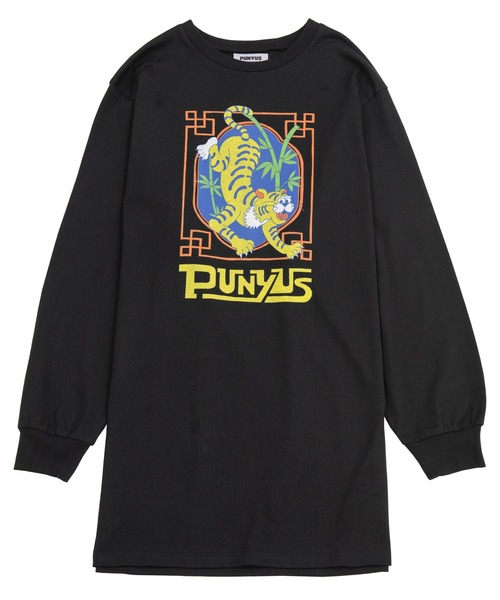 PUNYUS（プニュズ）の「タイガーロンＴ（Tシャツ/カットソー・レディース・ブラック/ホワイト/ブルー・1/4/2/3）」の15枚目の写真