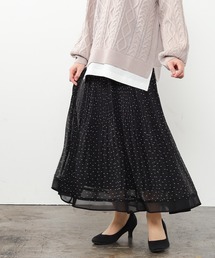Honeys | 配色プリーツスカート(スカート)