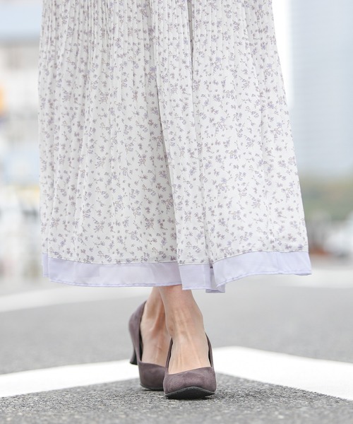 Honeys（ハニーズ）の「配色プリーツスカート（スカート・レディース・ブラック系その他/ベージュ系その他/ブルー系その他/ブルー系その他2・LL/S/M/L）」の17枚目の写真