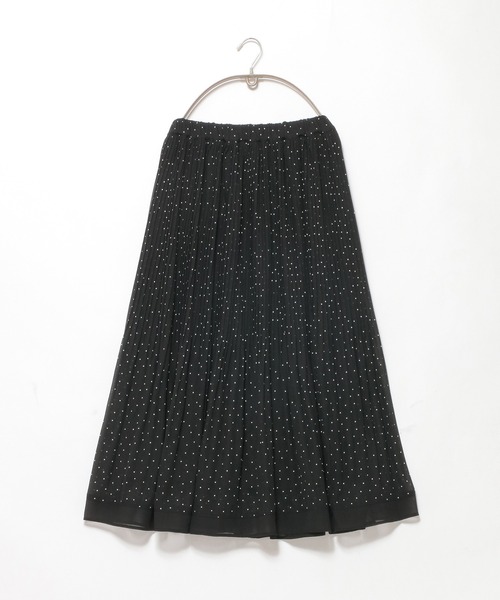 Honeys（ハニーズ）の「配色プリーツスカート（スカート・レディース・ブラック系その他/ベージュ系その他/ブルー系その他/ブルー系その他2・LL/S/M/L）」の8枚目の写真