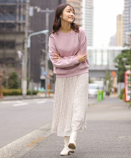 Honeys（ハニーズ）の「配色プリーツスカート（スカート・レディース・ブラック系その他/ベージュ系その他/ブルー系その他/ブルー系その他2・LL/S/M/L）」の9枚目の写真