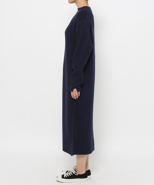 niko and...（ニコアンド）の「洗えるレイヤード風ニットワンピース（ワンピース・レディース・オフホワイト/ブラウン/ネイビー・FREE）」の18枚目の写真