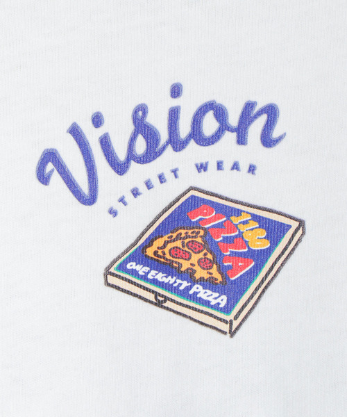 VISION STREET WEAR（ヴィジョンストリートウェア）の「VISION STREET WEAR　ビジョンストリートウエア　ガールプリントロンT（Tシャツ/カットソー・メンズ・チャコールグレー/スカイブルー/オフホワイト・M/L）」の7枚目の写真