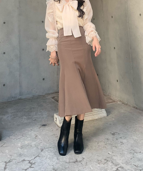 未使用タグ付き♡BEIGE, ベイジ　ARUE レースブラウス　春ブラウス AMBIDEX Store △〇lasew フリルカラーブラウス(F
