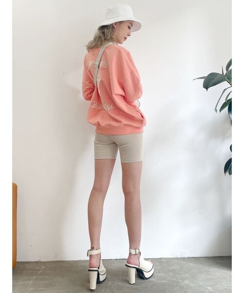 GYDA（ジェイダ）の「ハーフテレコレギンス（レギンス/スパッツ・レディース・ブラック/アイボリー・SMALL）」の18枚目の写真