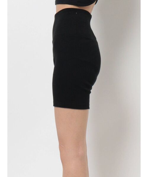 GYDA（ジェイダ）の「ハーフテレコレギンス（レギンス/スパッツ・レディース・ブラック/アイボリー・SMALL）」の10枚目の写真