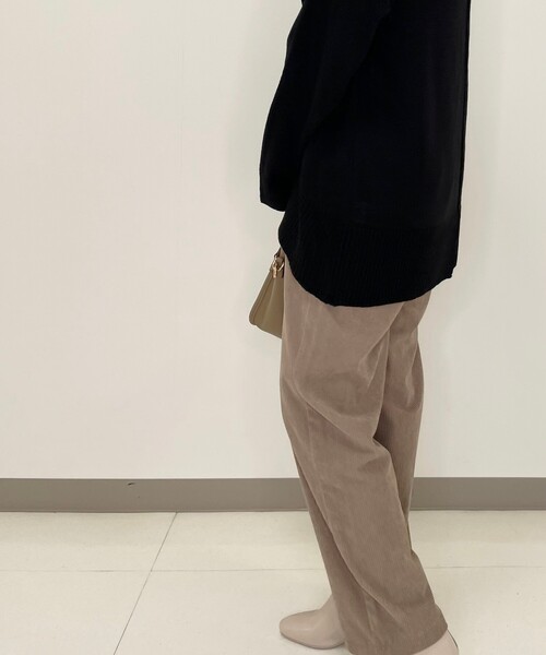 Cutie Blonde（キューティーブロンド）の「◆【S-L】コーデュロイストレートパンツ（その他パンツ・レディース・ブラック/ナチュラル/ブラウン系その他・01/02/03）」の5枚目の写真
