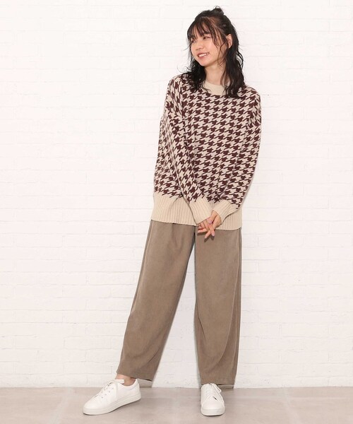 Cutie Blonde（キューティーブロンド）の「◆【S-L】コーデュロイストレートパンツ（その他パンツ・レディース・ブラック/ナチュラル/ブラウン系その他・01/02/03）」の13枚目の写真