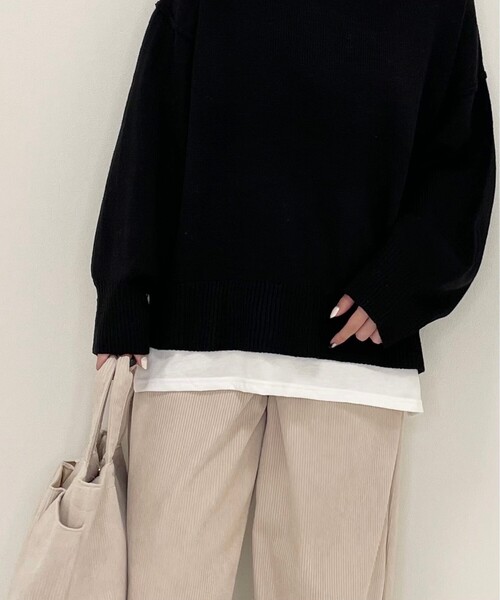 Cutie Blonde（キューティーブロンド）の「◆【S-L】コーデュロイストレートパンツ（その他パンツ・レディース・ブラック/ナチュラル/ブラウン系その他・01/02/03）」の22枚目の写真