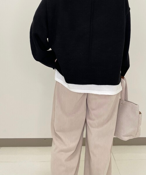 Cutie Blonde（キューティーブロンド）の「◆【S-L】コーデュロイストレートパンツ（その他パンツ・レディース・ブラック/ナチュラル/ブラウン系その他・01/02/03）」の19枚目の写真