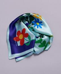 MONKEY TIME | ＜monkey time＞ FLOWER SILK SCARF 85/スカーフ(ストール/ショール)