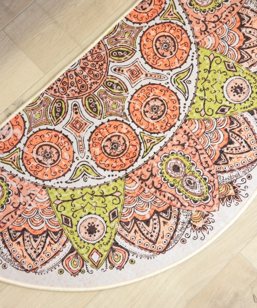 半円コラージュラグ 【公式通販】