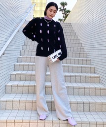 Narcissus | 【Narcissus】スウェットワイドパンツ(その他パンツ)